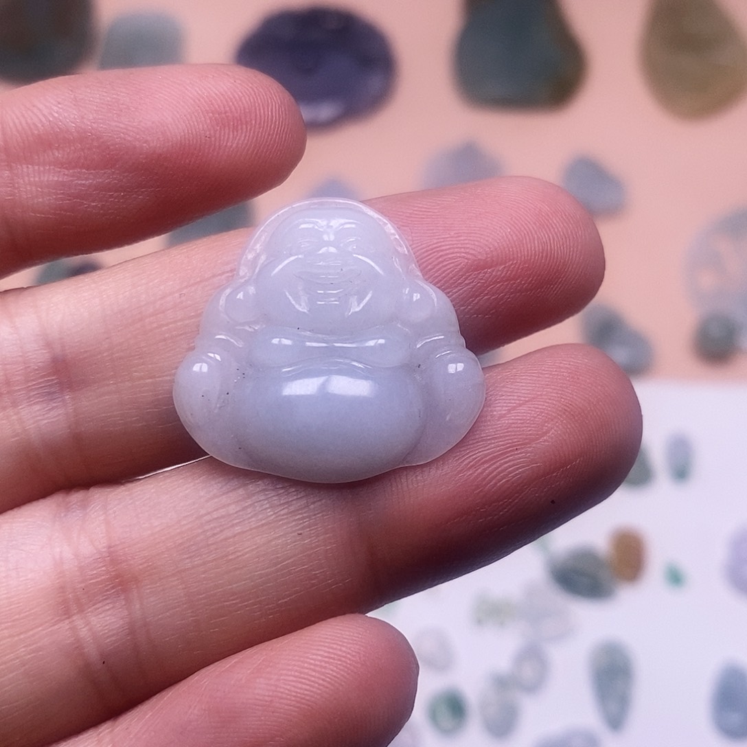 翡翠未镶嵌套链天然翡翠A货佛公