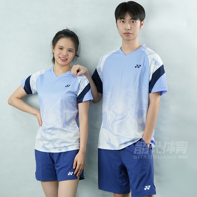 2025新YONEX尤尼克斯羽毛球服男女款速干运动短袖1103225/2103225