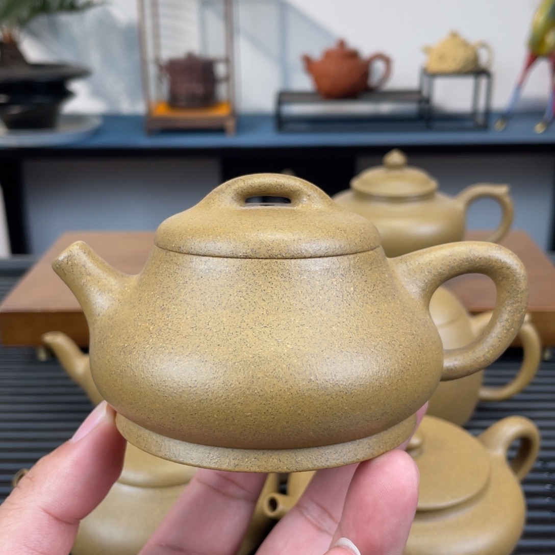 茶壶紫砂青段饮瓢180cc