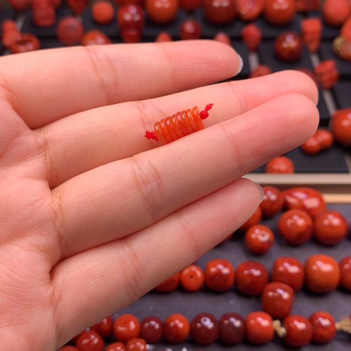 南红玛瑙未镶嵌隔片6MM