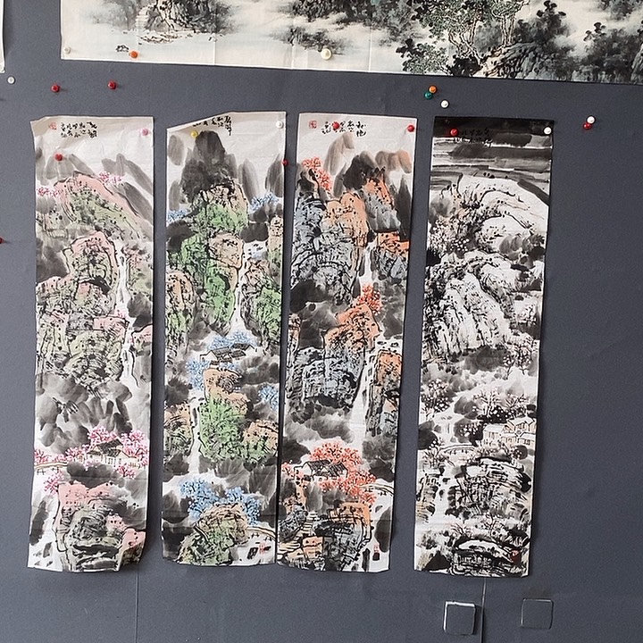 国画葛兆秀34.138手绘画芯