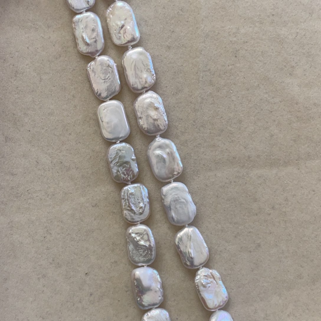 淡水珍珠颈饰银S925镶嵌