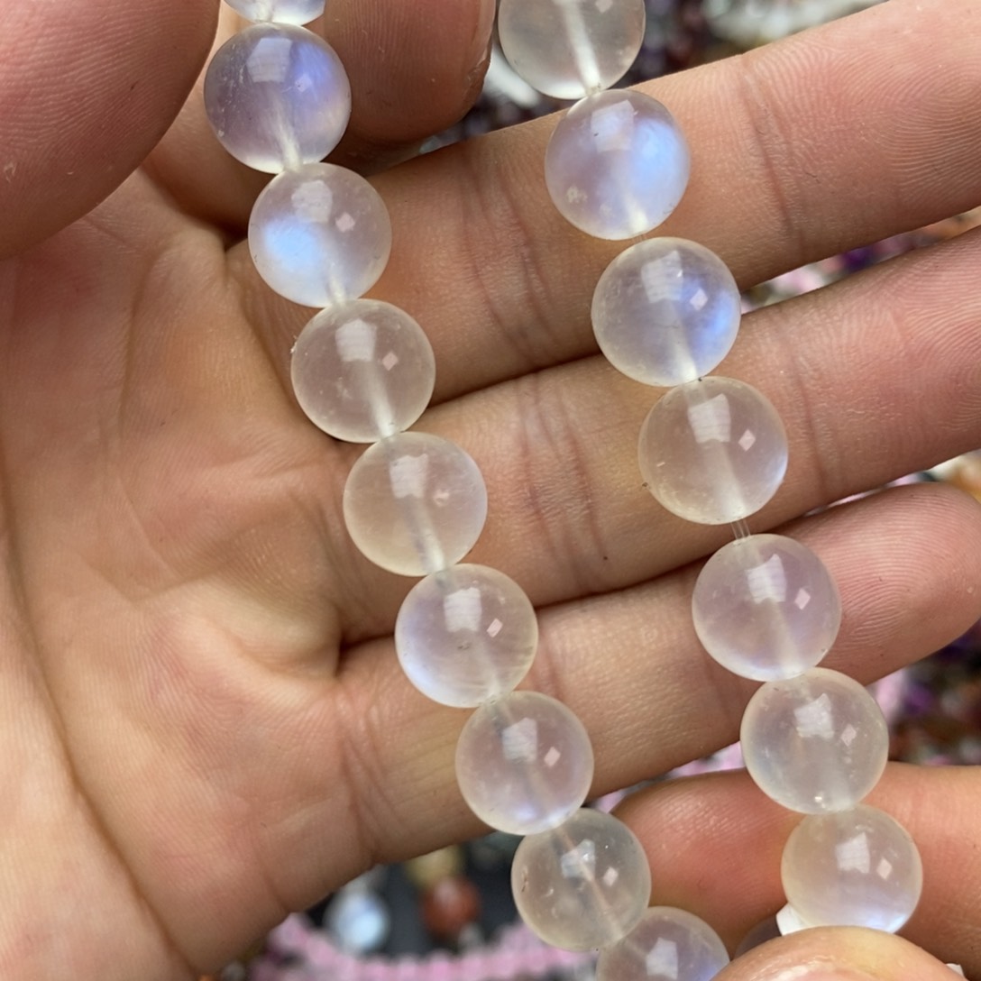 月光石手链未镶嵌手链