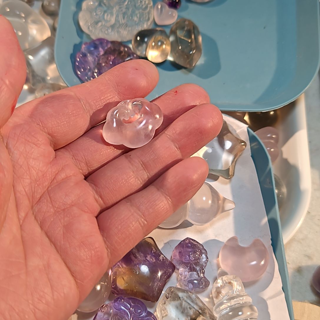 酸****水晶颈饰未镶嵌shuijing