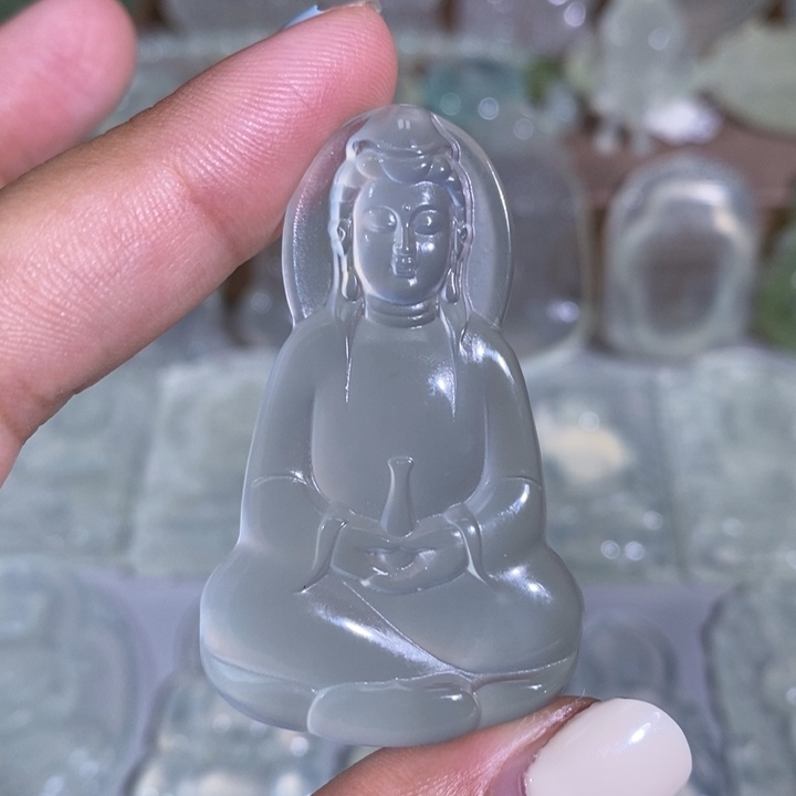 未镶嵌岫玉颈饰吊坠