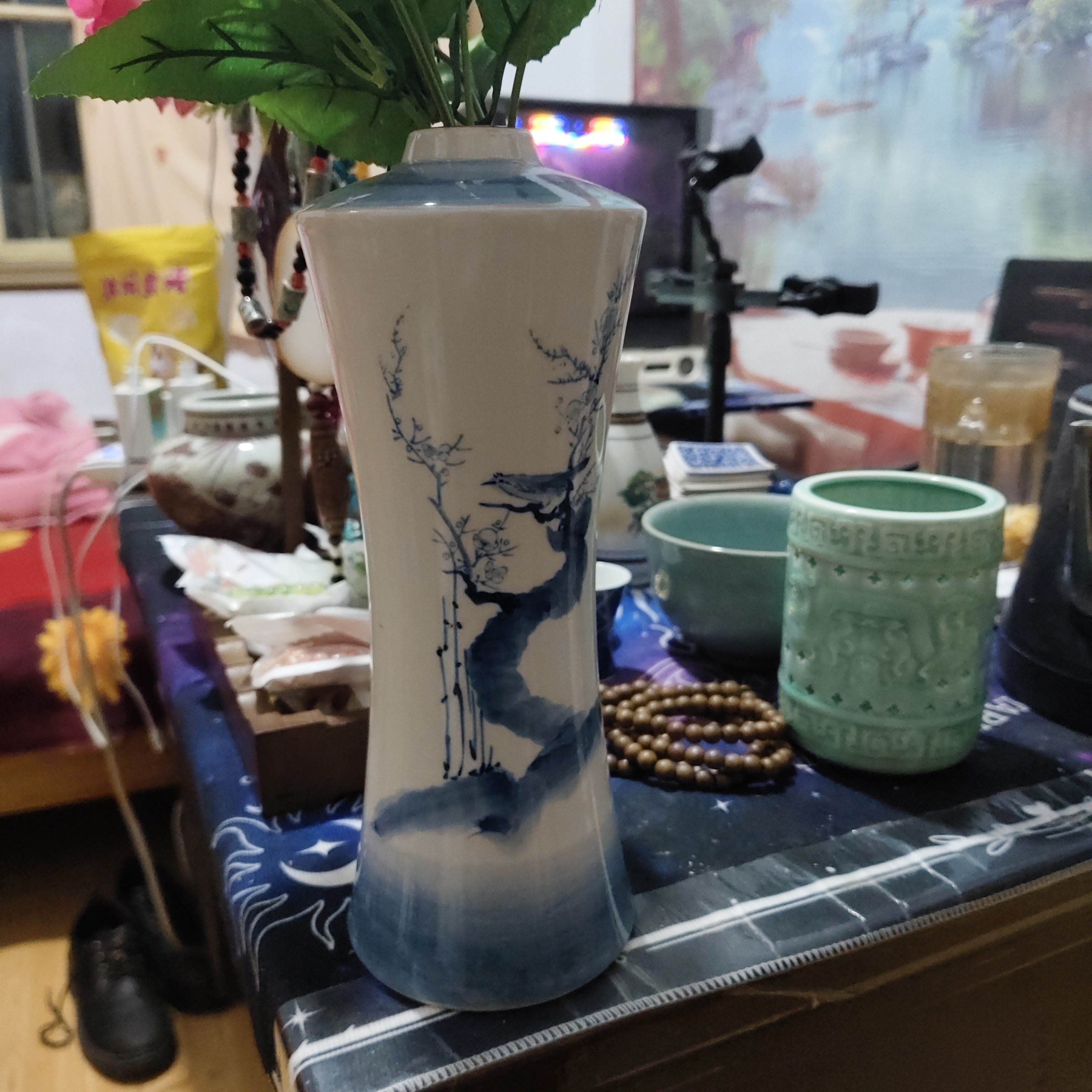 日货回流的文玩杂货，花瓶一个高20厘米左右