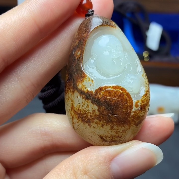 和田玉玉石挂件N1229拍一发一