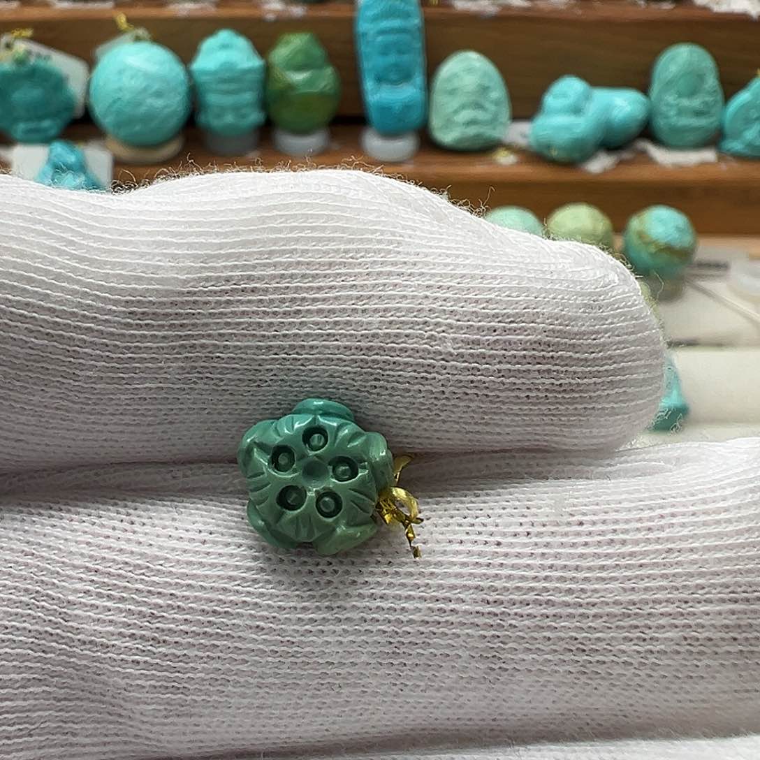 绿松石莲花 未镶嵌