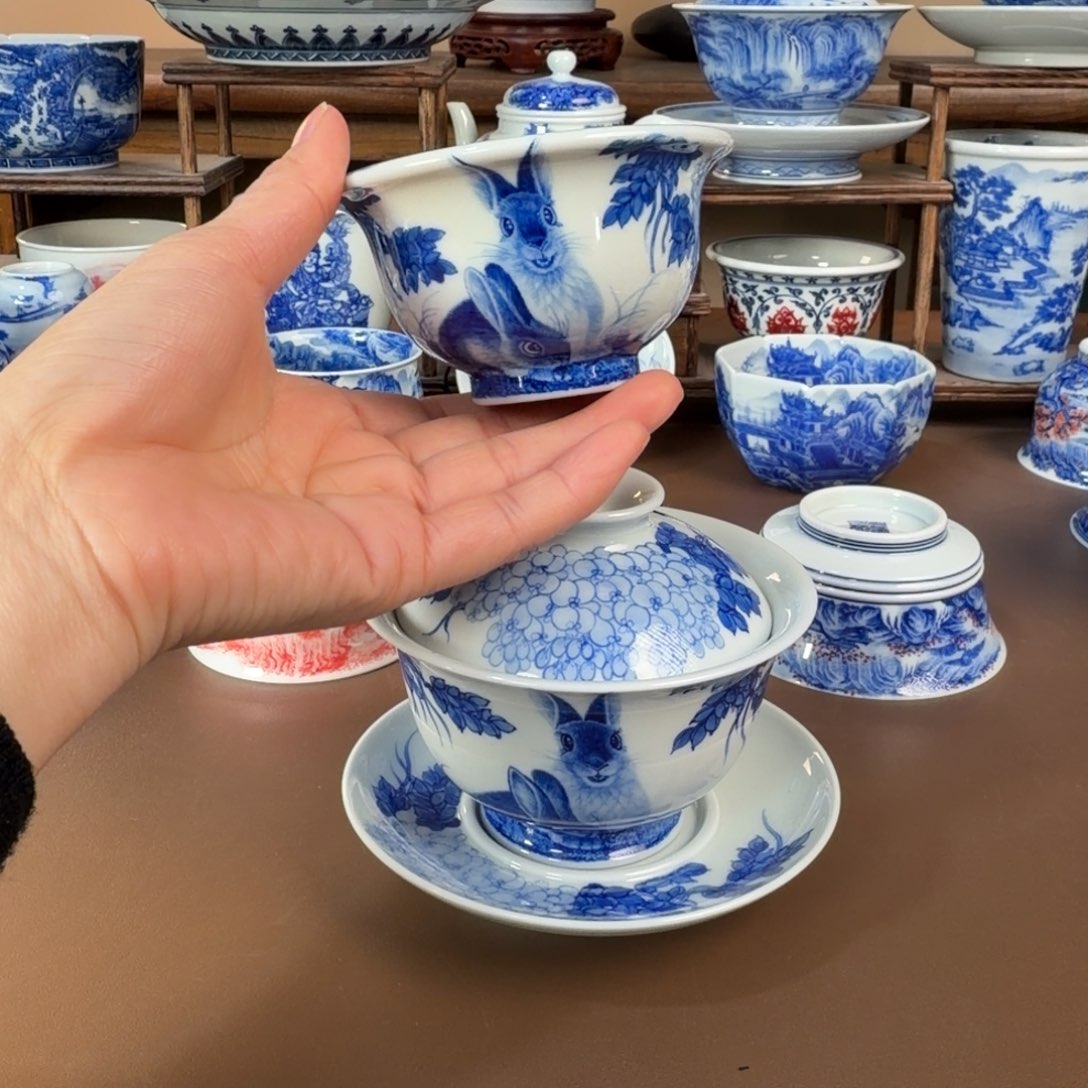 森***景德镇陶瓷手工手绘