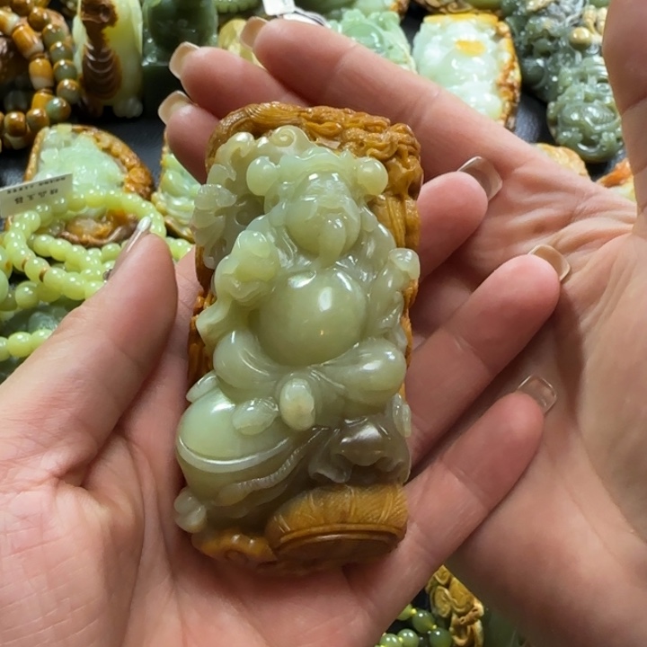 和田玉手把未镶嵌