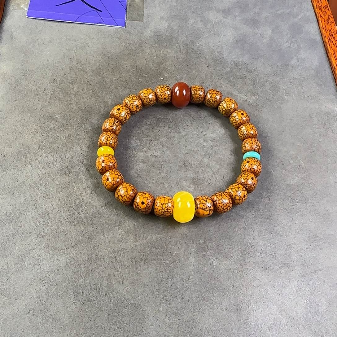 吊坠星月菩提手串