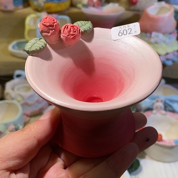 贵***粥602 手工手绘盆满29包邮