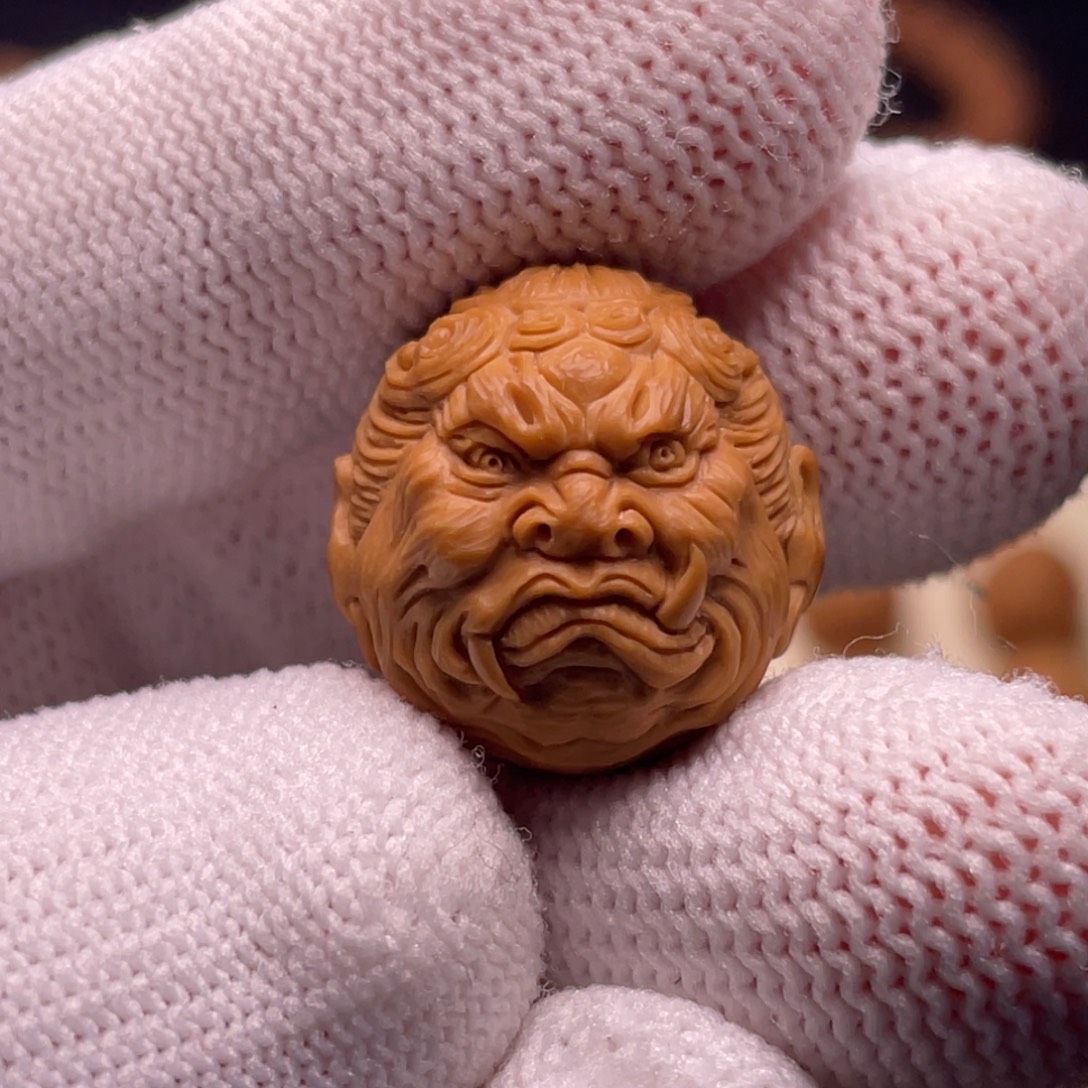 猴头核桃吊坠顶工御龙冥王18.5