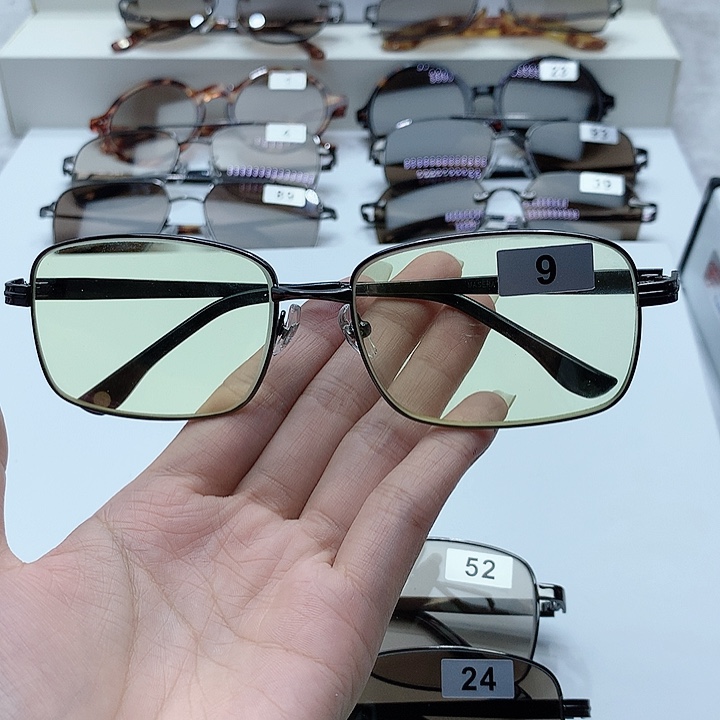 杨***面帝王绿竹叶青全框眼镜9