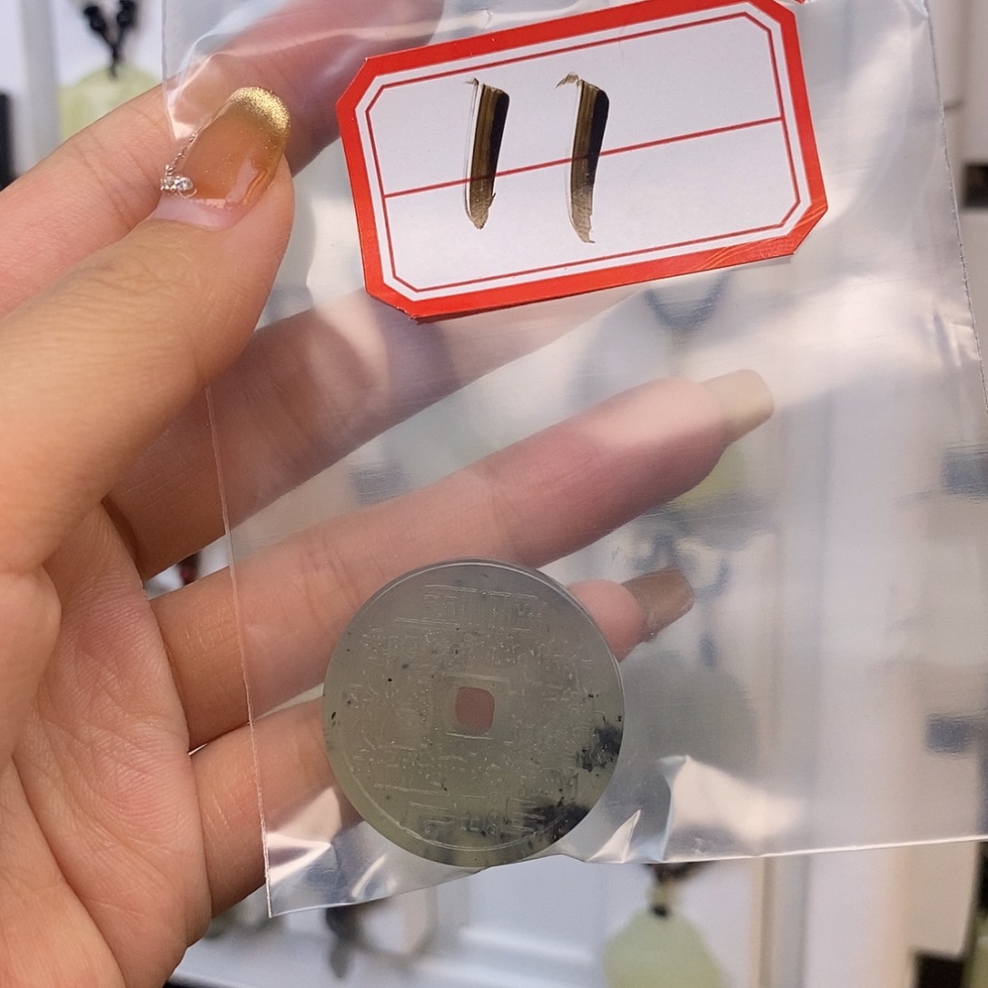 蛇纹石玉颈饰未镶嵌曦*11