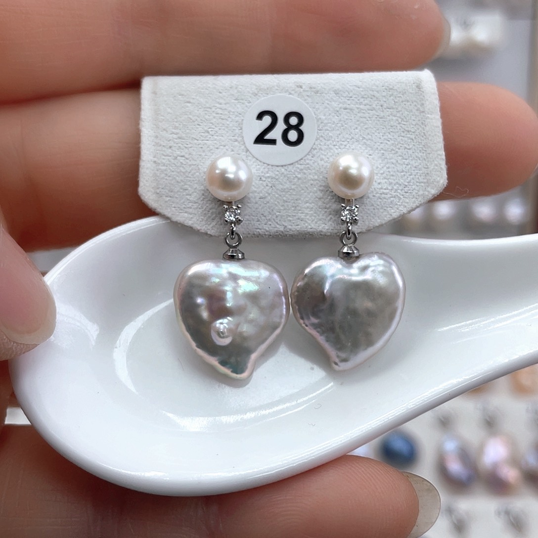 淡水珍珠颈饰银S925镶嵌