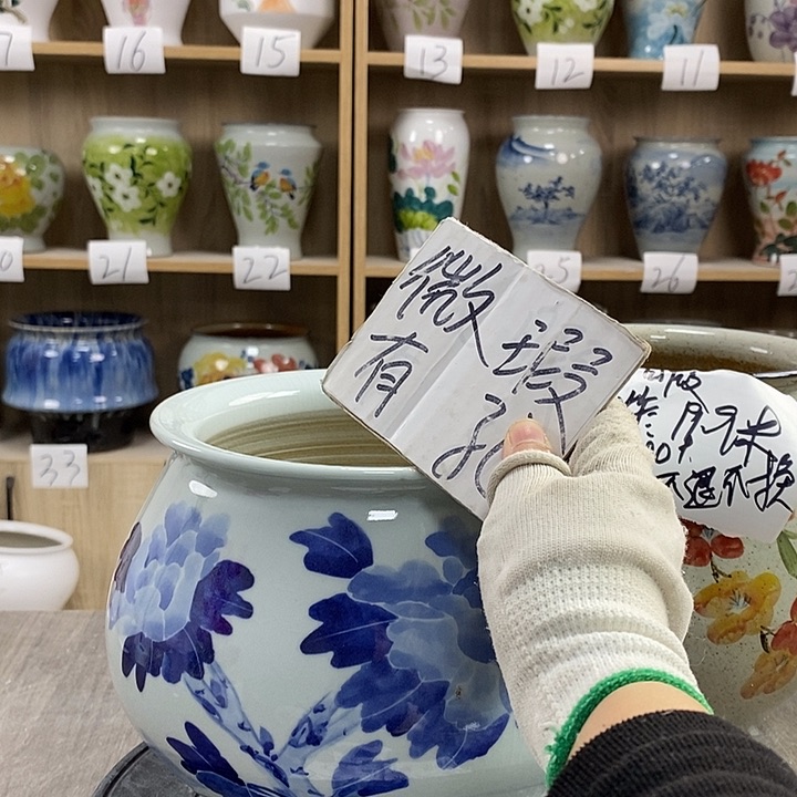 缸23xc景德镇陶瓷花盆