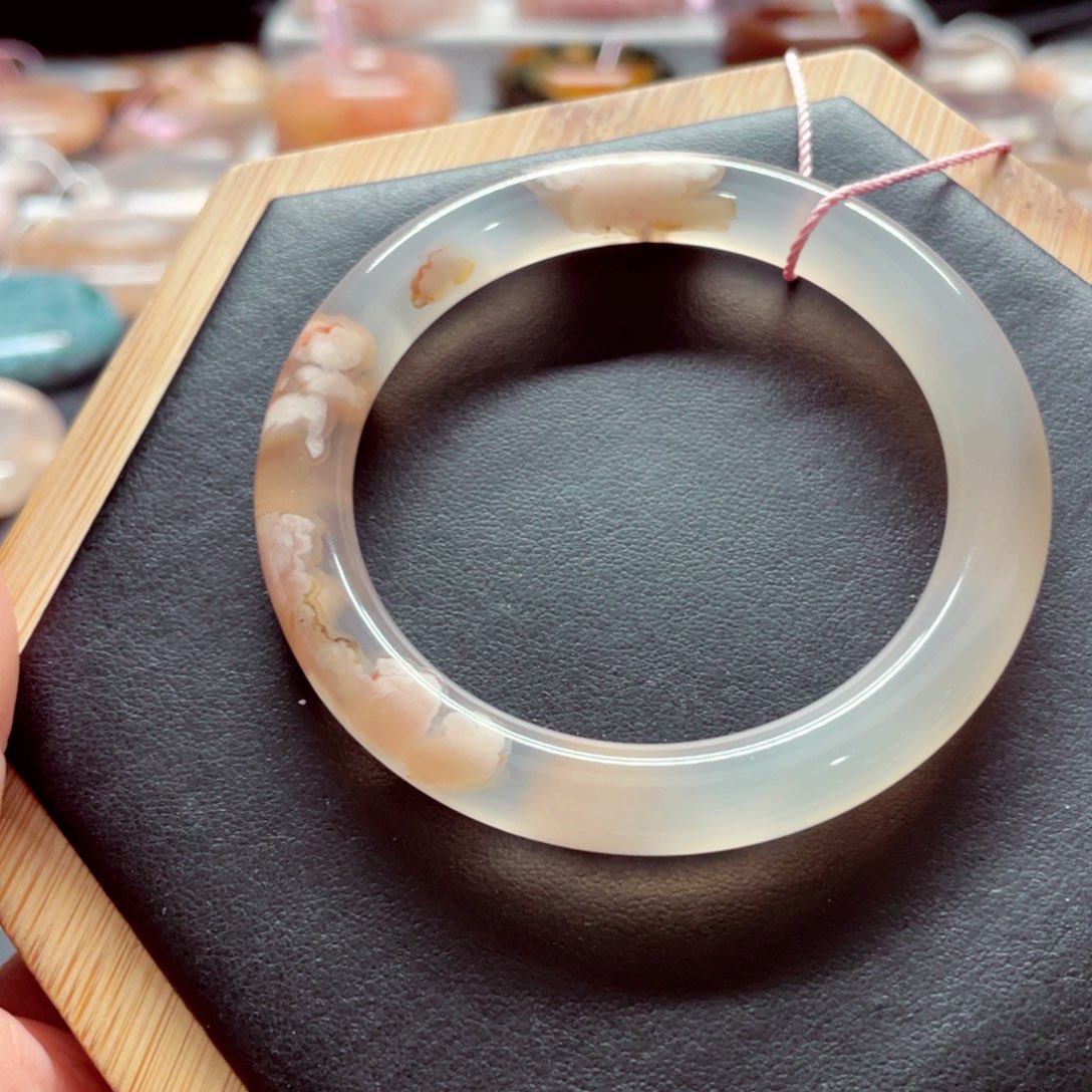 玛瑙/玉髓手镯未镶嵌小*爱1