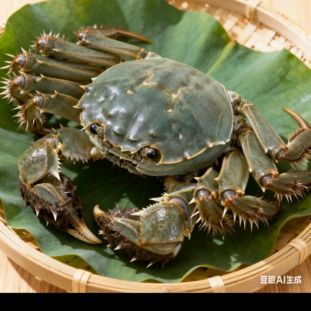 【活蟹】硬黄母蟹 有膏公蟹2.0-5.2两一只