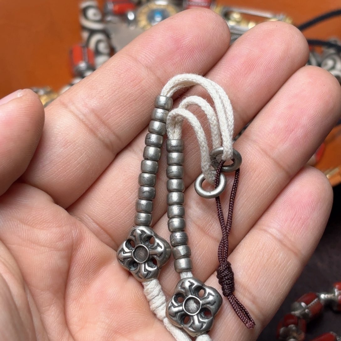 铜星月菩提挂件菩提