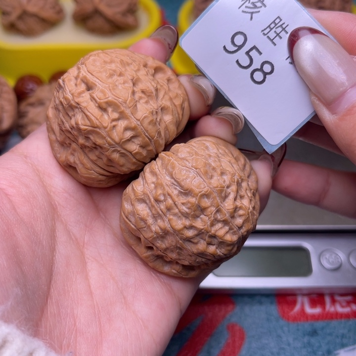 把件文玩核桃南瓜墩42.958