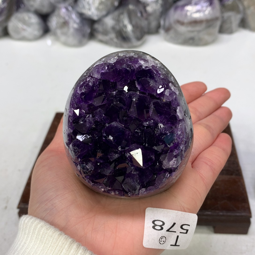 紫晶摆件未镶嵌水晶