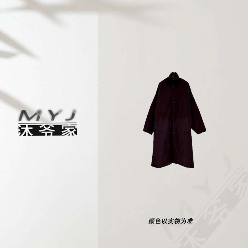 沐爷家——6115常规长款极简风保暖时尚休闲百搭外套棉