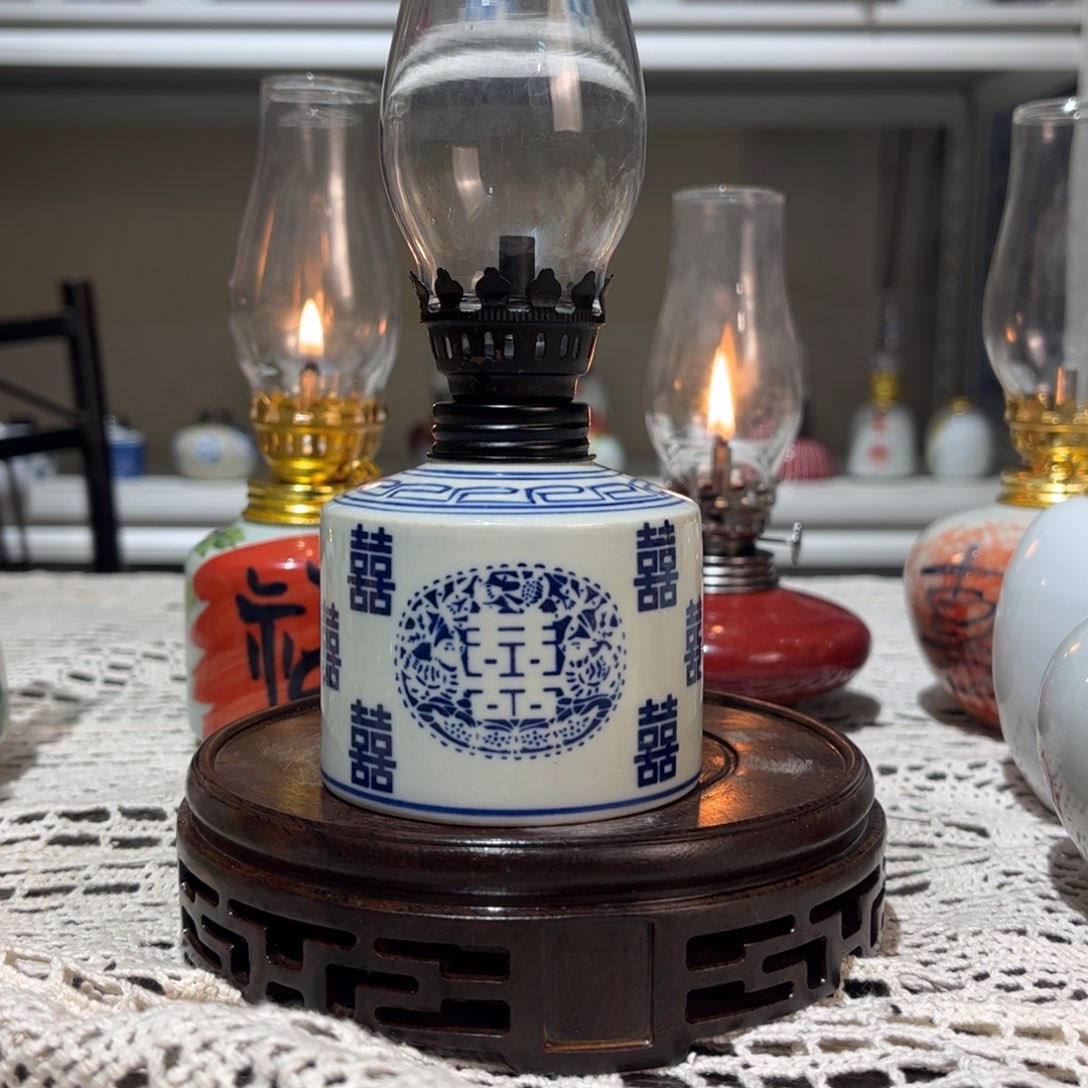 摆件景德镇陶瓷香薰灯