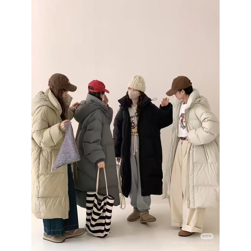 「冬日白噪」 GT5000云感韩系极简设计师款大被子羽绒服