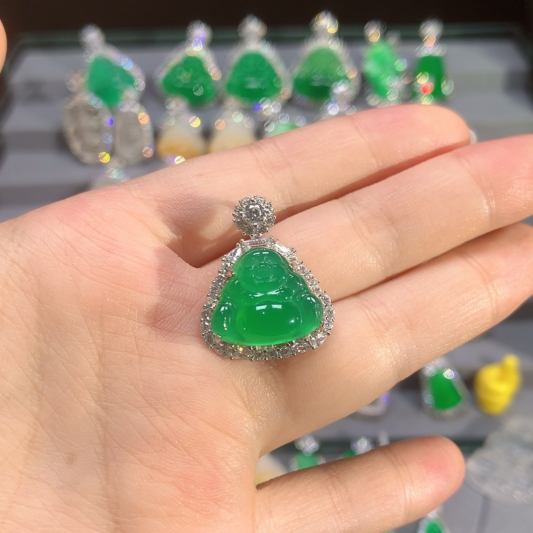 玛瑙/玉髓颈饰银S925镶嵌平****