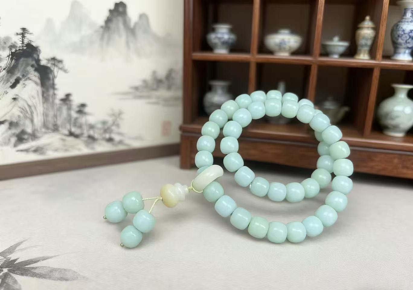 双圈青色菩提（无礼盒）631