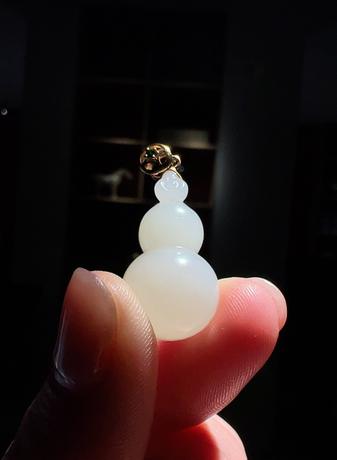 和田玉颈饰玉葫芦