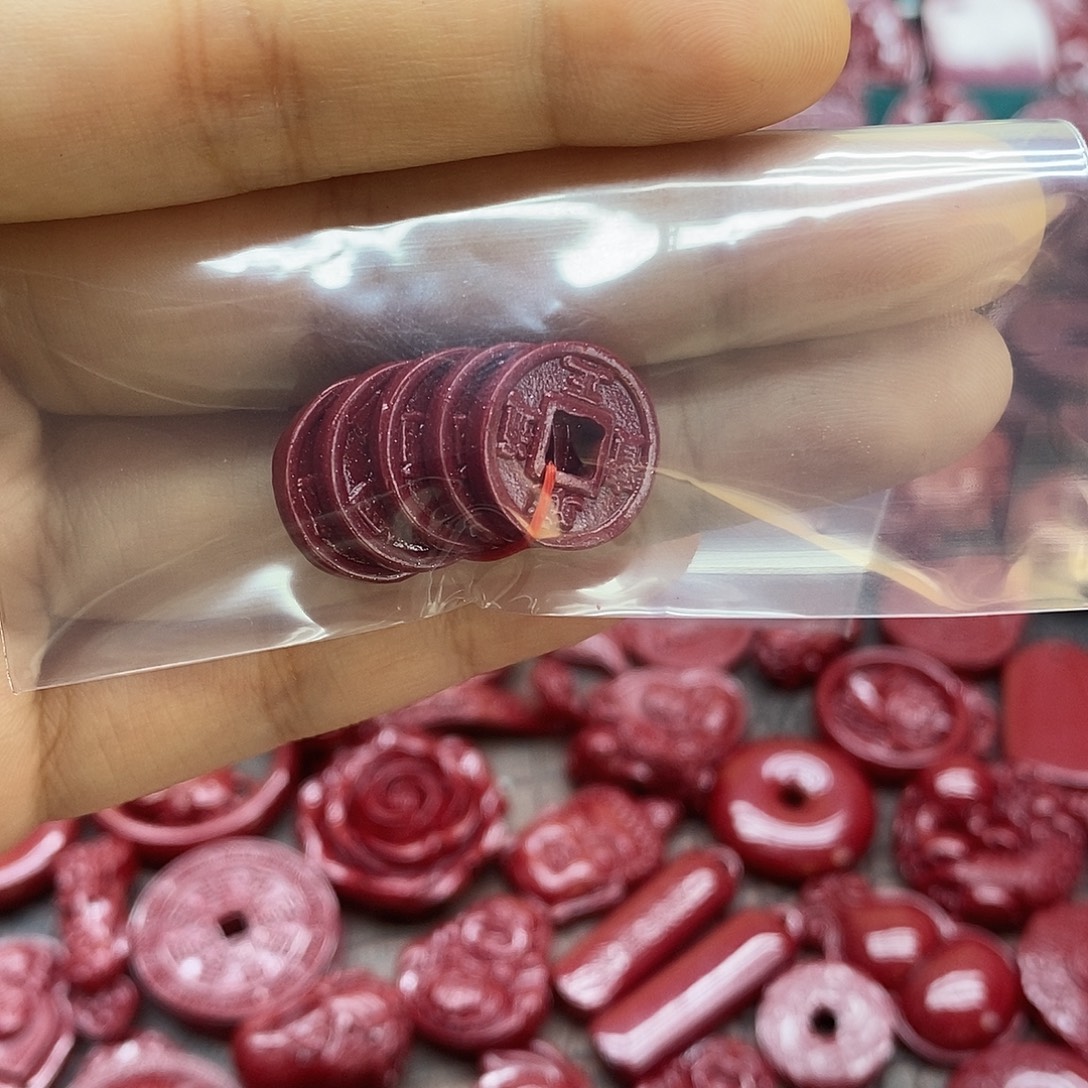 天然辰砂011朱砂配饰