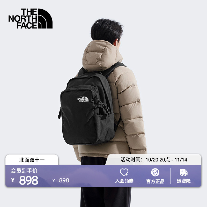 北面男女同款25L双肩背包舒适背负通勤户外旅行TheNorthFace|8B1Z
