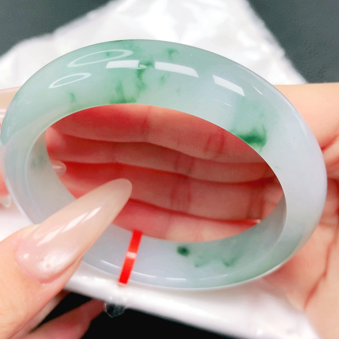 翡翠未镶嵌手镯55