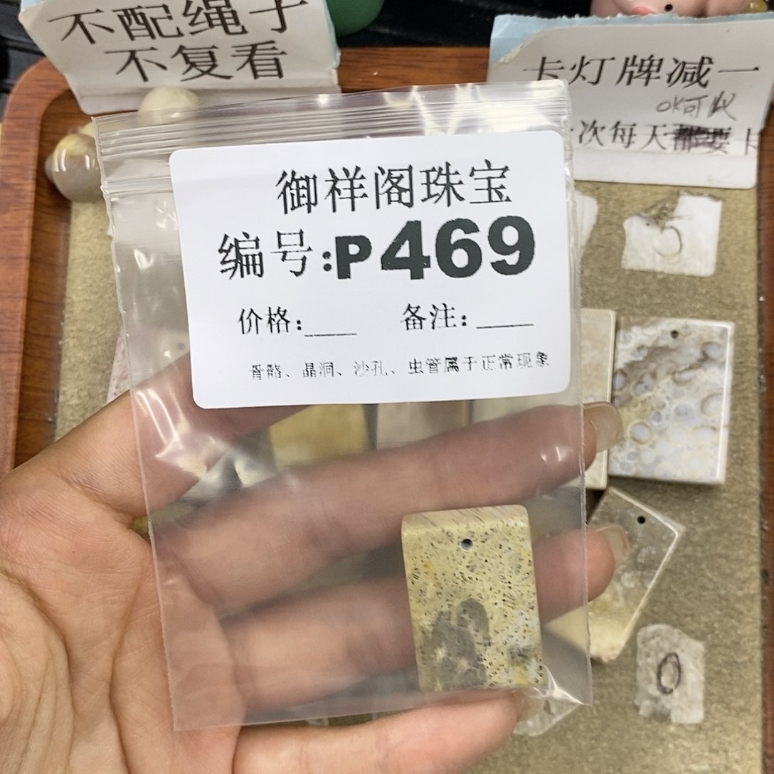 硅化珊瑚（珊瑚玉）未镶嵌颈饰三****?