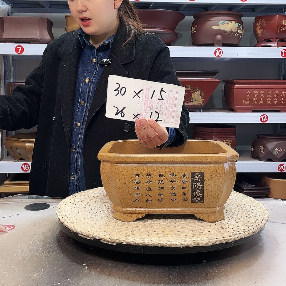 紫砂花盆紫砂花盆