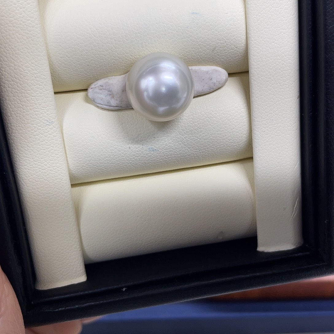 海水珍珠裸珠澳白13-14mm