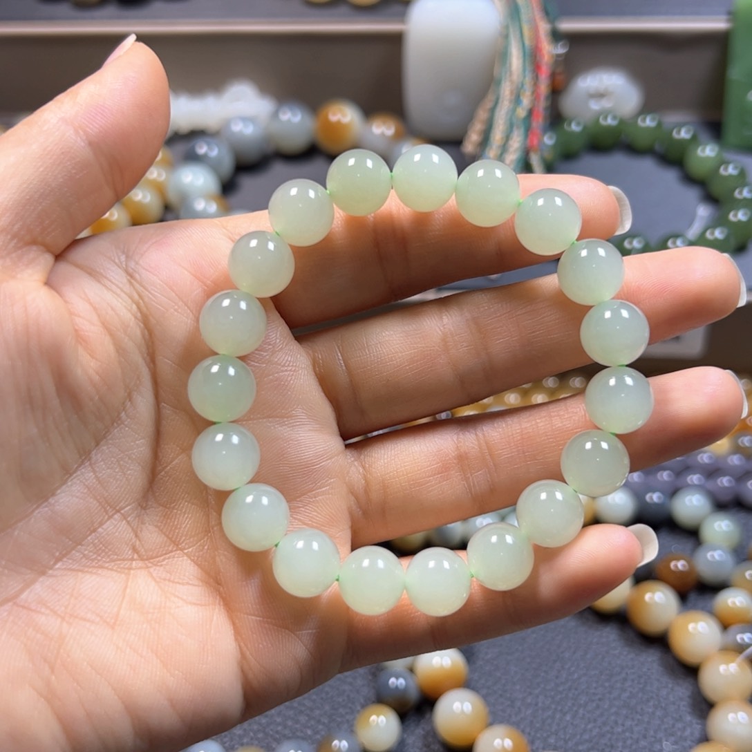 和田玉手链未镶嵌