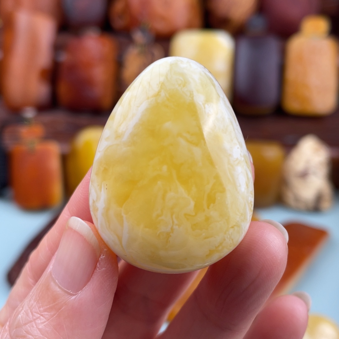 定制琥珀未镶嵌蜜蜡吊坠