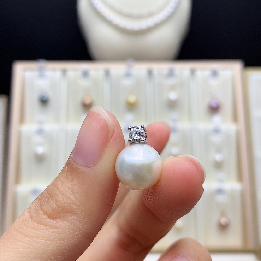 颈饰淡水珍珠合金