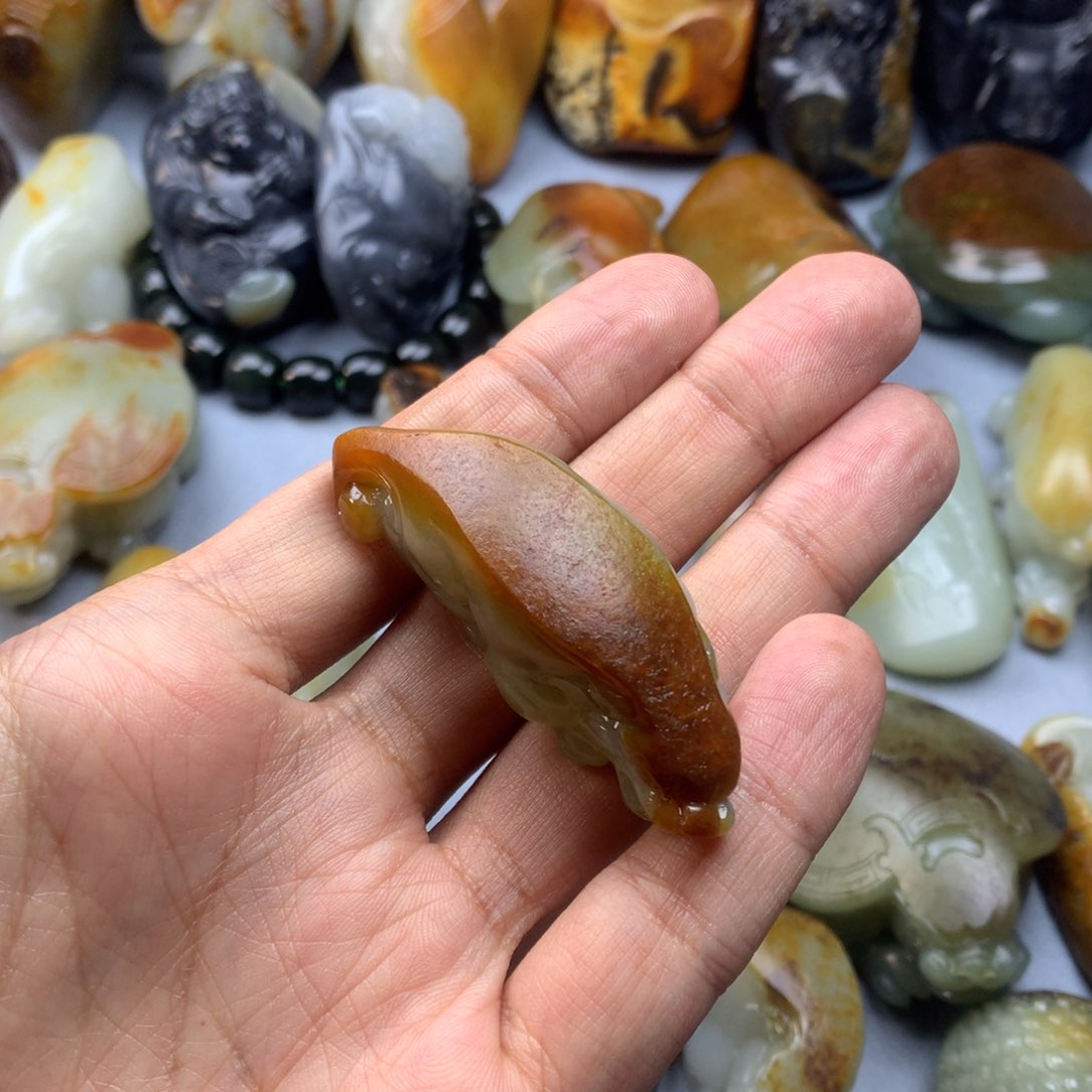 和田玉挂件未镶嵌慧*