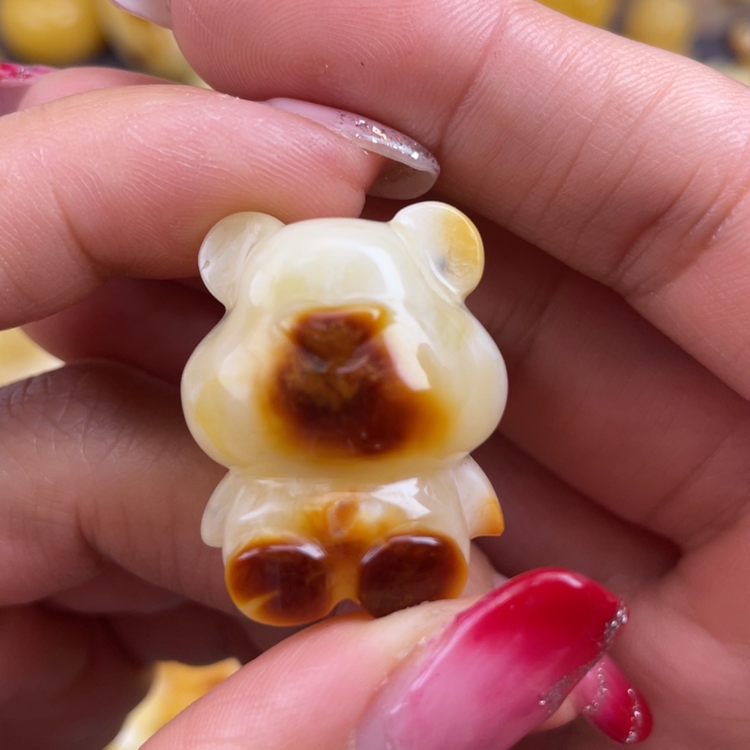 琥珀裸石未镶嵌蜜蜡
