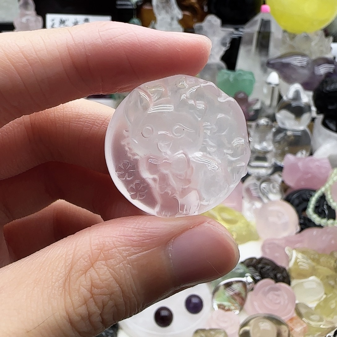 未镶嵌车挂水晶摆件