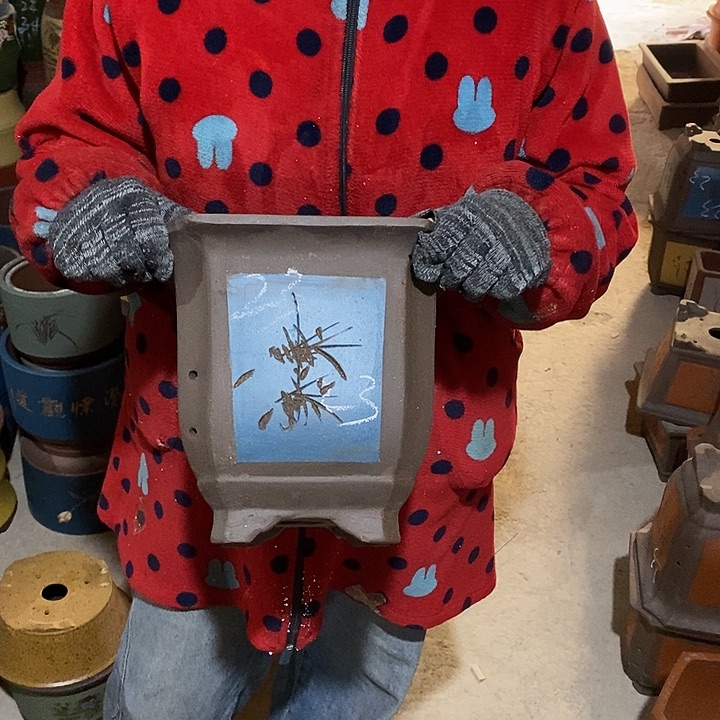 紫砂花盆紫砂花盆