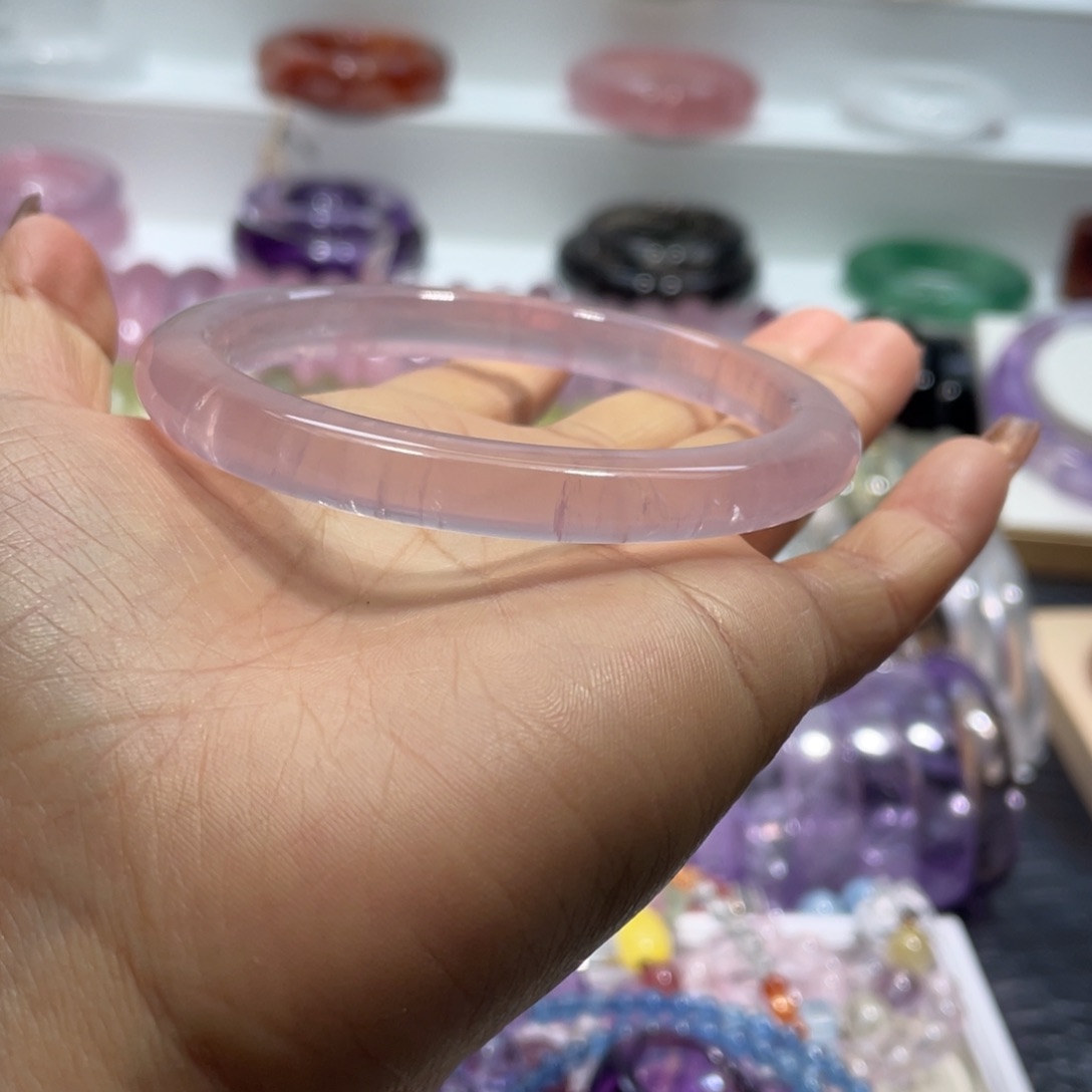 水晶 手镯61圈口26号未镶嵌