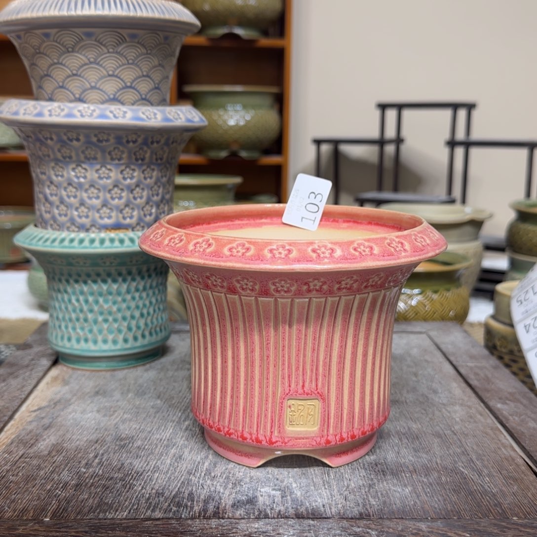 手工花盆 103 内口口径 11.9 cm