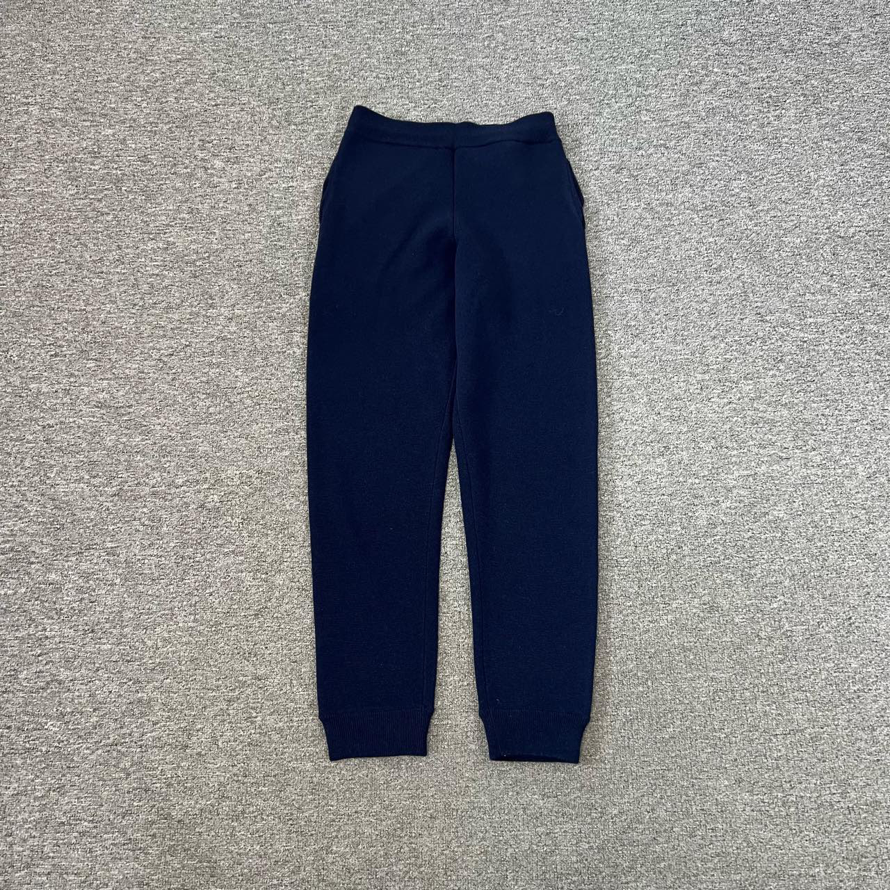 99新 GUCCI/古驰 羊绒针织卫裤休闲裤 宝蓝色 xs码 