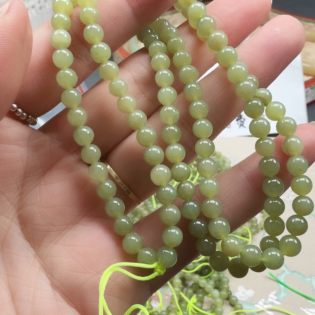 和田玉未镶嵌手链28