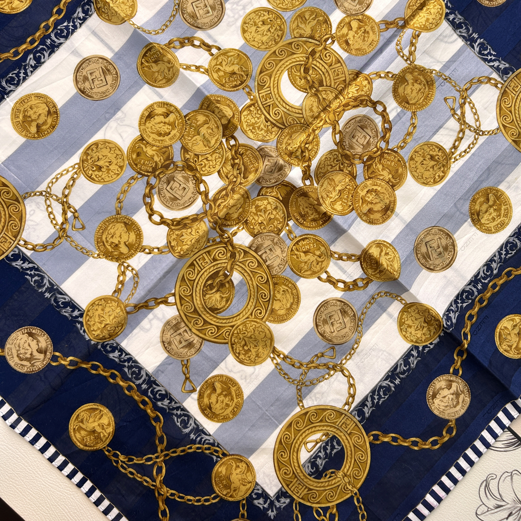 孤品中古方巾潮流装饰